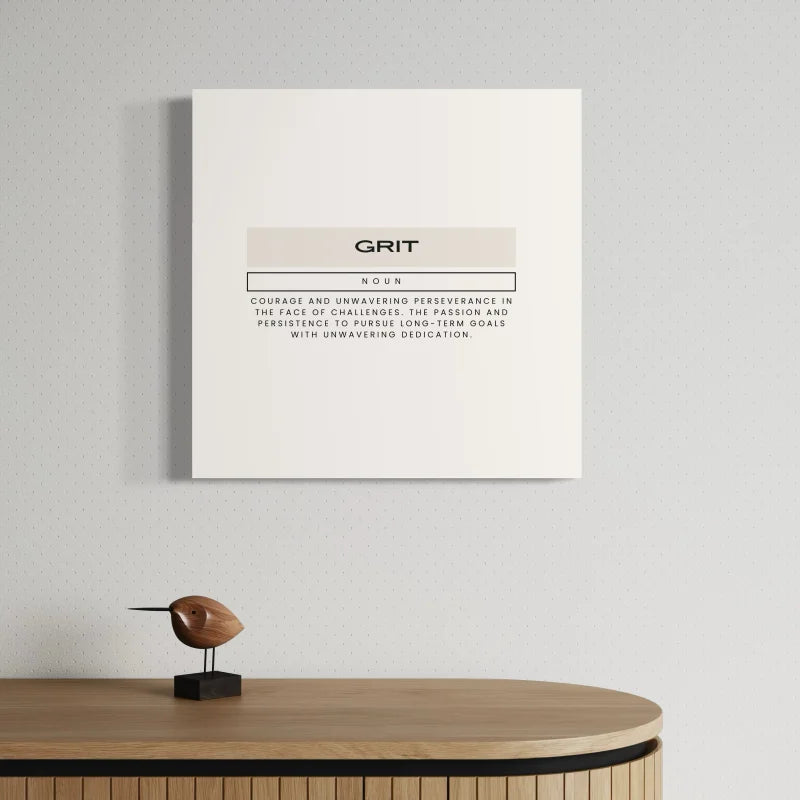 Black and White Motivational Canvas Prints - Typography & Word Art