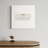 Black and White Motivational Canvas Prints - Typography & Word Art