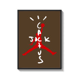 Cactus Jack Canvas Prints Framed Poster - Ready to Hang Canvas Prints