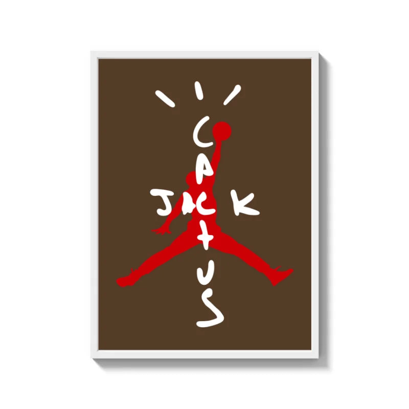 Cactus Jack Canvas Prints Framed Poster - Ready to Hang Canvas Prints