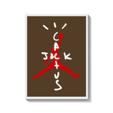 Cactus Jack Canvas Prints Framed Poster - Ready to Hang Canvas Prints