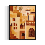 Desert Architecture Canvas Prints Breaking Borders Art - Ready to Hang Canvas Prints