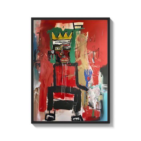 Crowned Figure Abstract Canvas Prints - Ready to Hang Canvas Prints