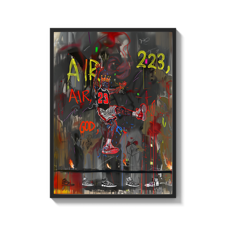 Michael Jordan Graffiti Canvas Prints - Ready to Hang Canvas Prints