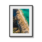 Framed Aerial Beach Fine Art Print - Framed Fine Art Prints