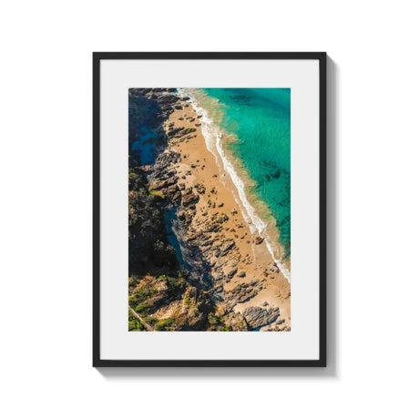 Framed Aerial Beach Fine Art Print - Framed Fine Art Prints