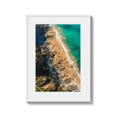 Framed Aerial Beach Fine Art Print - Framed Fine Art Prints