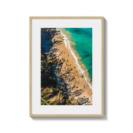 Framed Aerial Beach Fine Art Print - Framed Fine Art Prints