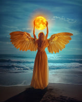Framed Angel Canvas Prints Sun Art - Ready to Hang Canvas Prints