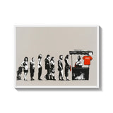 Framed Banksy Canvas Prints Ready to Hang - Ready to Hang Canvas Prints