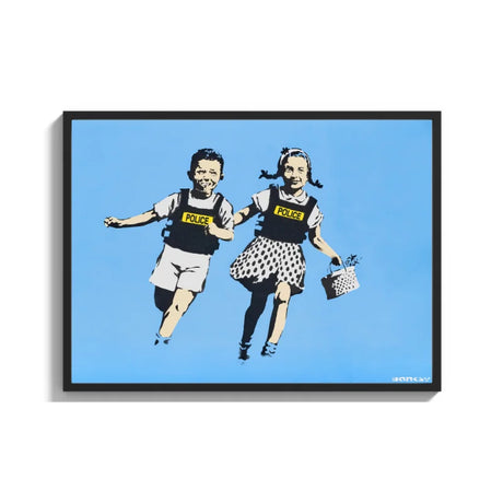 Framed Banksy Canvas Prints Ready to Hang - Ready to Hang Canvas Prints
