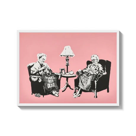 Framed Banksy Canvas Prints Ready to Hang Art - Ready to Hang Canvas Prints