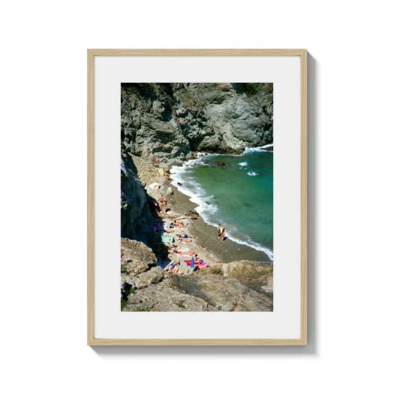 Framed Beach Scene Fine Art Print - Framed Fine Art Prints