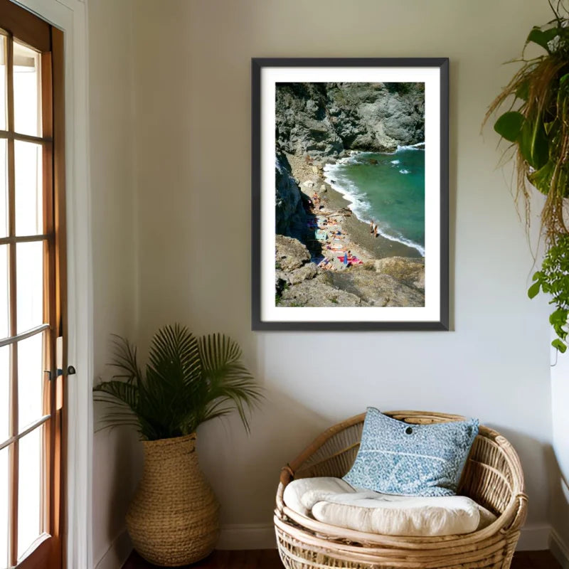 Framed Beach Scene Fine Art Print - Framed Fine Art Prints