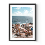 Framed Beach Scene Fine Art Print - Framed Fine Art Prints
