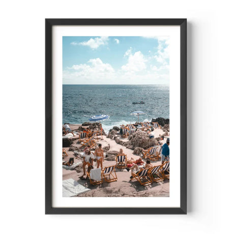 Framed Beach Scene Fine Art Print - Framed Fine Art Prints