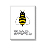 Framed Bee Canvas Prints Wall Art - Ready to Hang Canvas Prints