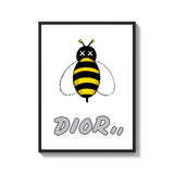 Framed Bee Canvas Prints Wall Art - Ready to Hang Canvas Prints