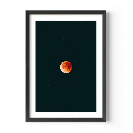 Framed Blood Moon Fine Art Print Gallery Quality - Framed Fine Art Prints