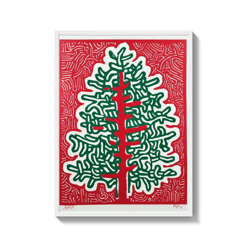 Framed Christmas Tree Canvas Prints Art - Ready to Hang Canvas Prints