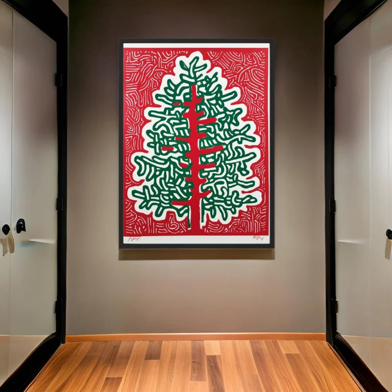 Framed Christmas Tree Canvas Prints Art - Ready to Hang Canvas Prints