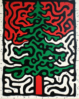 Framed Christmas Tree Canvas Prints Breaking Borders Art - Ready to Hang Canvas Prints