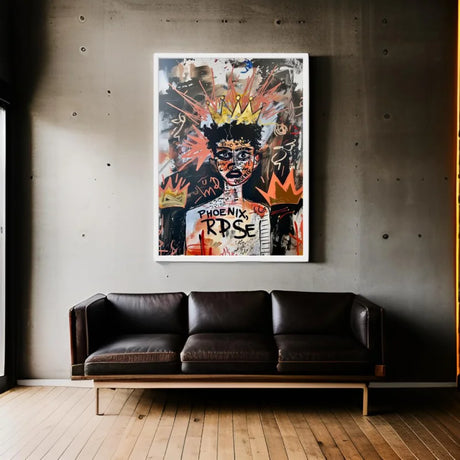 Framed Crown Portrait Canvas Prints - Legends & Icons