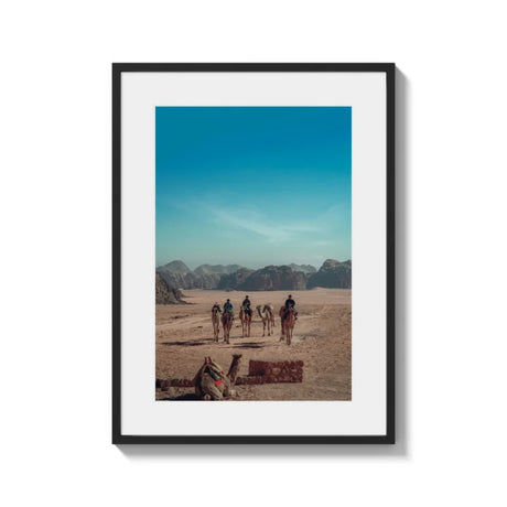 Framed Desert Caravan Fine Art Print - Framed Fine Art Prints