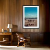 Framed Desert Caravan Fine Art Print - Framed Fine Art Prints