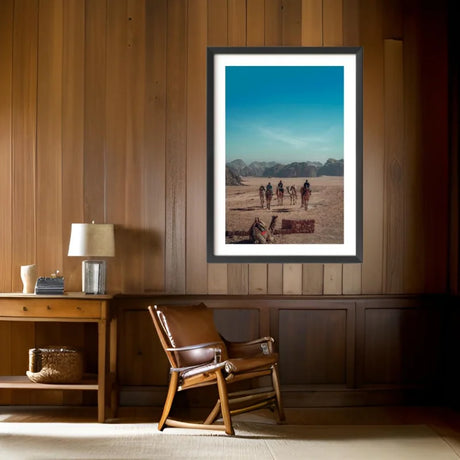 Framed Desert Caravan Fine Art Print - Framed Fine Art Prints