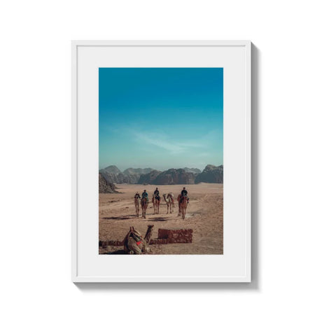 Framed Desert Caravan Fine Art Print - Framed Fine Art Prints