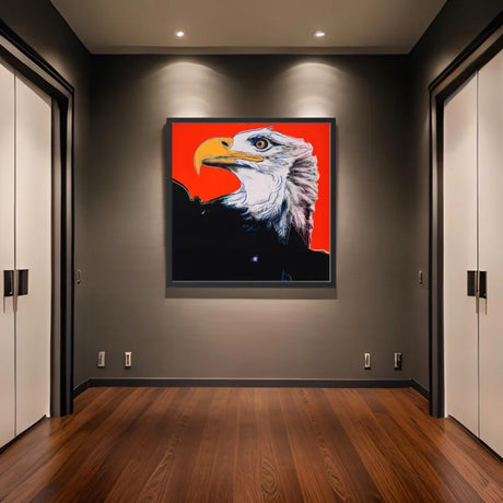 Framed Eagle Pop Art Canvas Prints - Pop Art