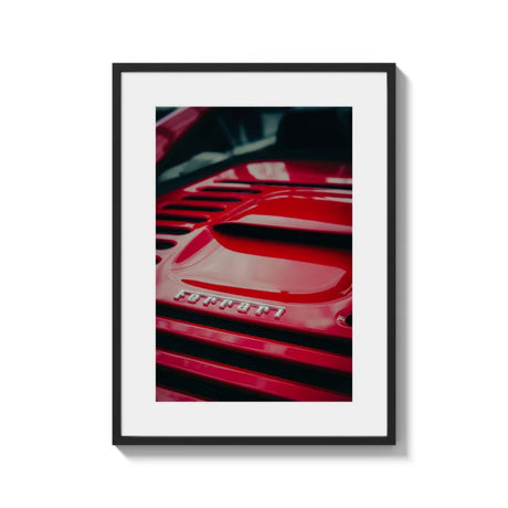 Framed Ferrari Fine Art Print - Luxury & Lifestyle (Framed Fine Art)