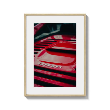 Framed Ferrari Fine Art Print - Luxury & Lifestyle (Framed Fine Art)