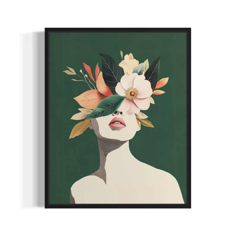 Framed Floral Portrait Canvas Prints - Ready to Hang Canvas Prints