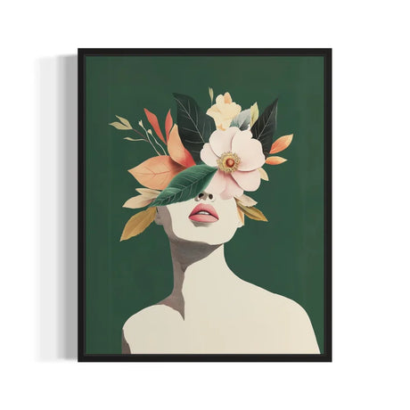 Framed Floral Portrait Canvas Prints - Ready to Hang Canvas Prints