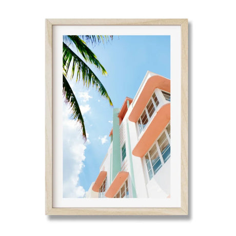 Framed Miami Art Deco Fine Art Print - Framed Fine Art Prints