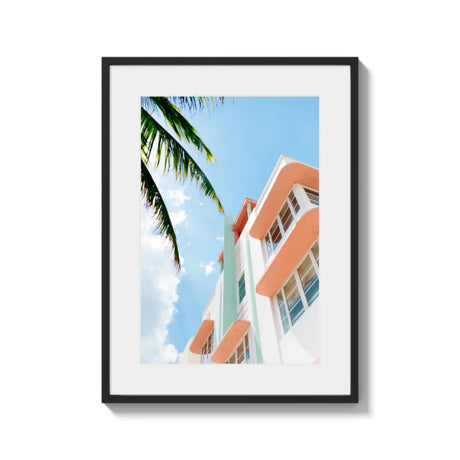 Framed Miami Art Deco Fine Art Print - Framed Fine Art Prints