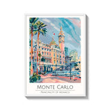 Framed Monte Carlo Canvas Print World Tour Collection - Ready to Hang Canvas Prints