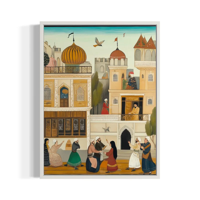 Framed Mughal Canvas Prints Breaking Borders - Ready to Hang Canvas Prints