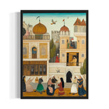 Framed Mughal Canvas Prints Breaking Borders - Ready to Hang Canvas Prints