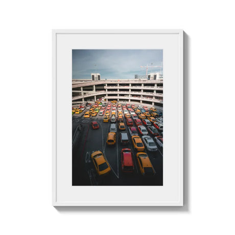 Framed Parking Lot Fine Art Prints - Framed Fine Art Prints