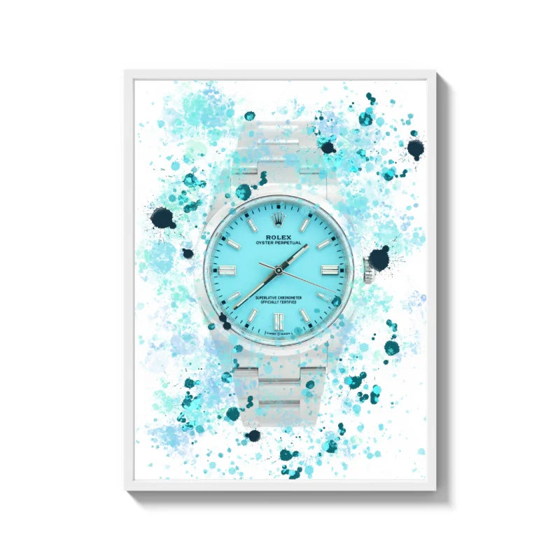 Framed Rolex Watch Canvas Prints Wall Art - Ready to Hang Canvas Prints
