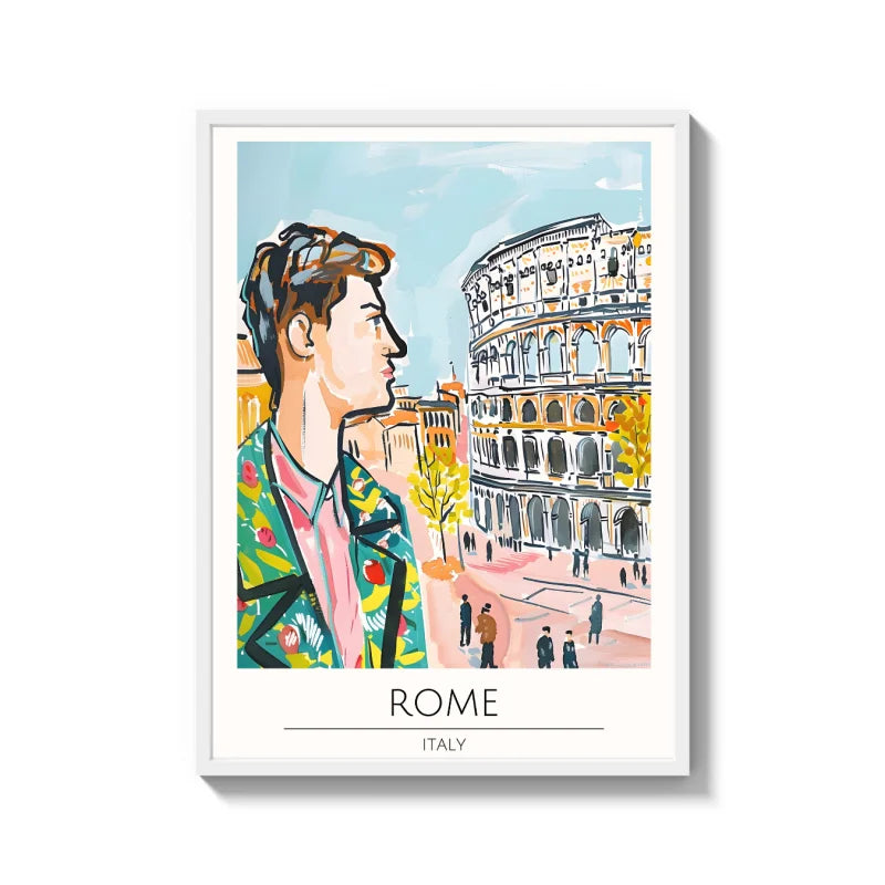 Framed Rome Canvas Prints World Tour Collection - Ready to Hang Canvas Prints