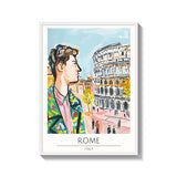 Framed Rome Canvas Prints World Tour Collection - Ready to Hang Canvas Prints