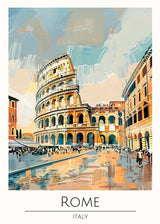 Framed Rome Canvas Prints World Tour Collection - Ready to Hang Canvas Prints