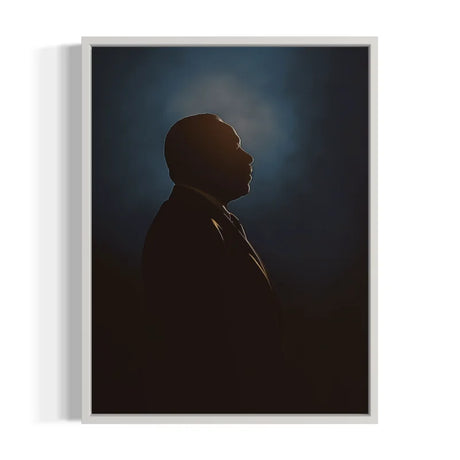 Framed Silhouette Canvas Prints Breaking Borders - Ready to Hang Canvas Prints