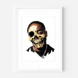 Framed Skull Portrait Decay Series Legends Icons - Legends & Icons