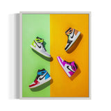 Framed Sneaker Canvas Prints for Wall Art - Ready to Hang Canvas Prints