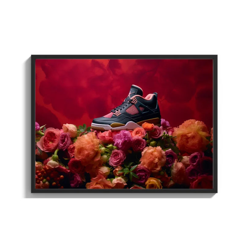 Framed Sneaker Canvas Prints Wall Art - Ready to Hang Canvas Prints